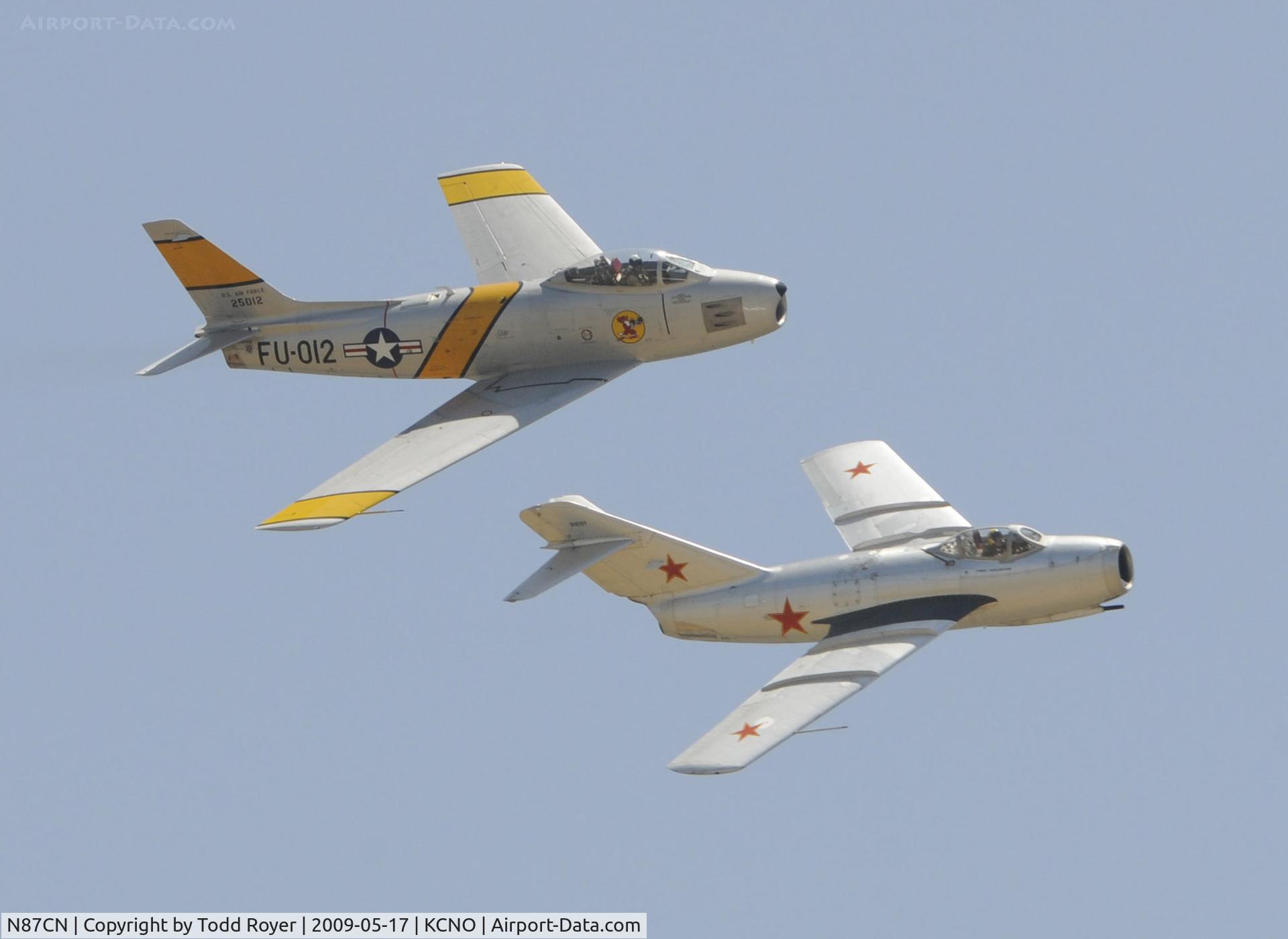 N87CN, Mikoyan-Gurevich MiG-15 C/N 910-51, Chino Airshow 2009