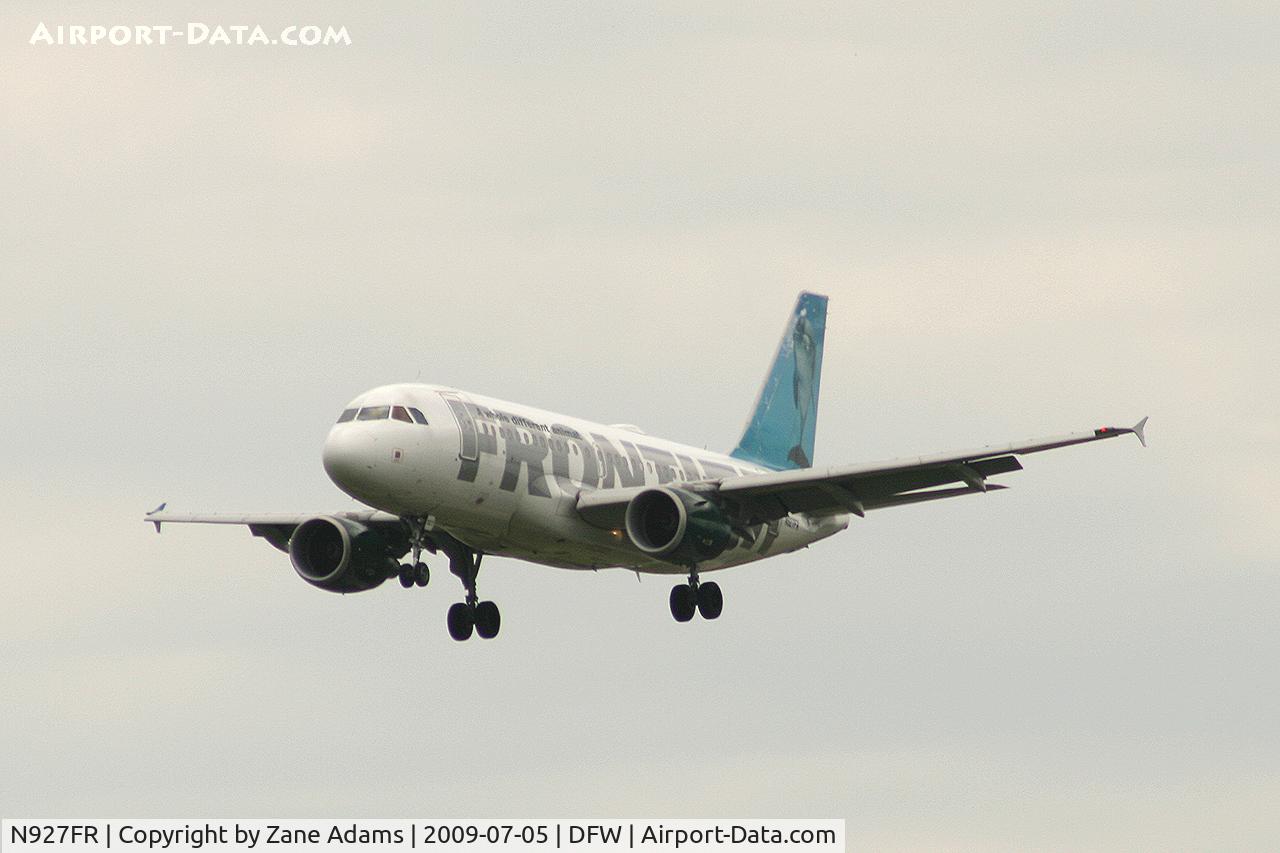 N927FR, 2004 Airbus A319-111 C/N 2209, Frontier Airbus 