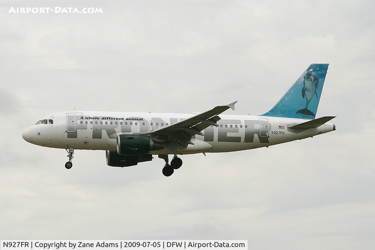 N927FR, 2004 Airbus A319-111 C/N 2209, Frontier Airbus 