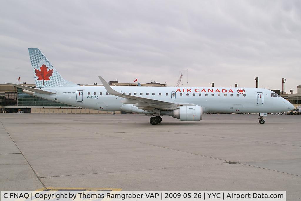 C-FNAQ, 2008 Embraer 190AR (ERJ-190-100IGW) C/N 19000146, Air Canada Embraer 190