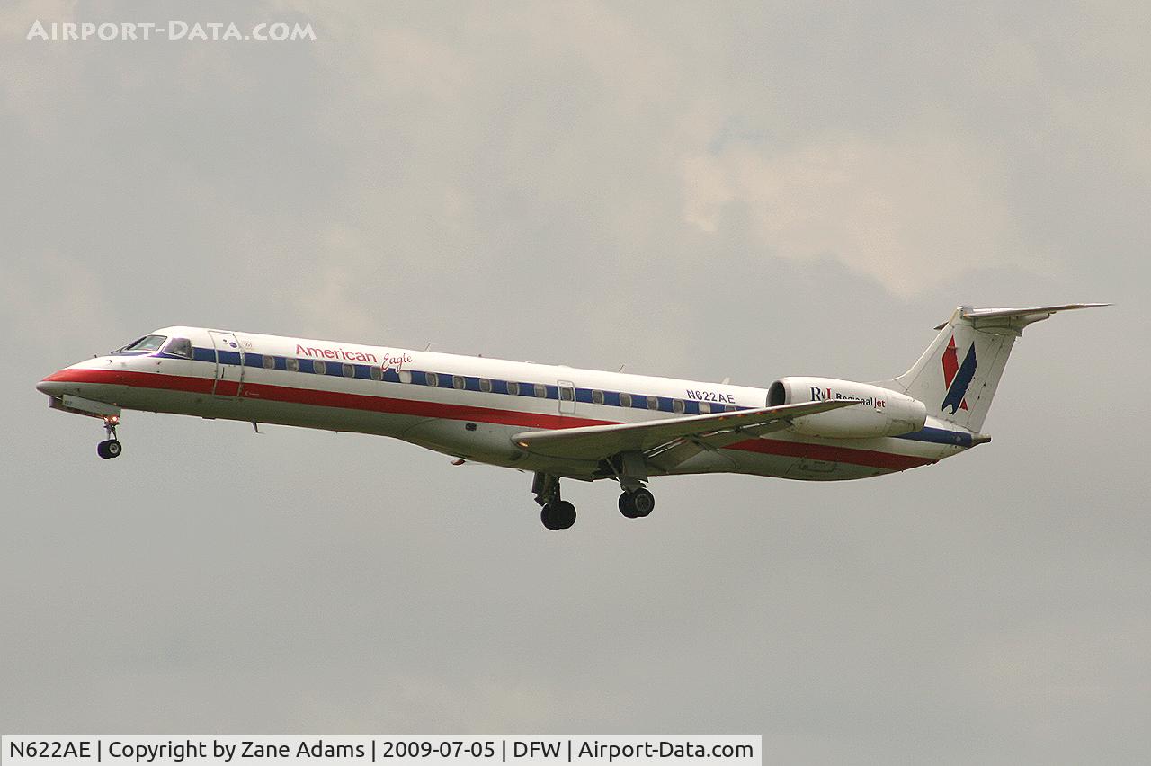 N622AE, 1999 Embraer ERJ-145LR (EMB-145LR) C/N 145108, American Eagle at DFW