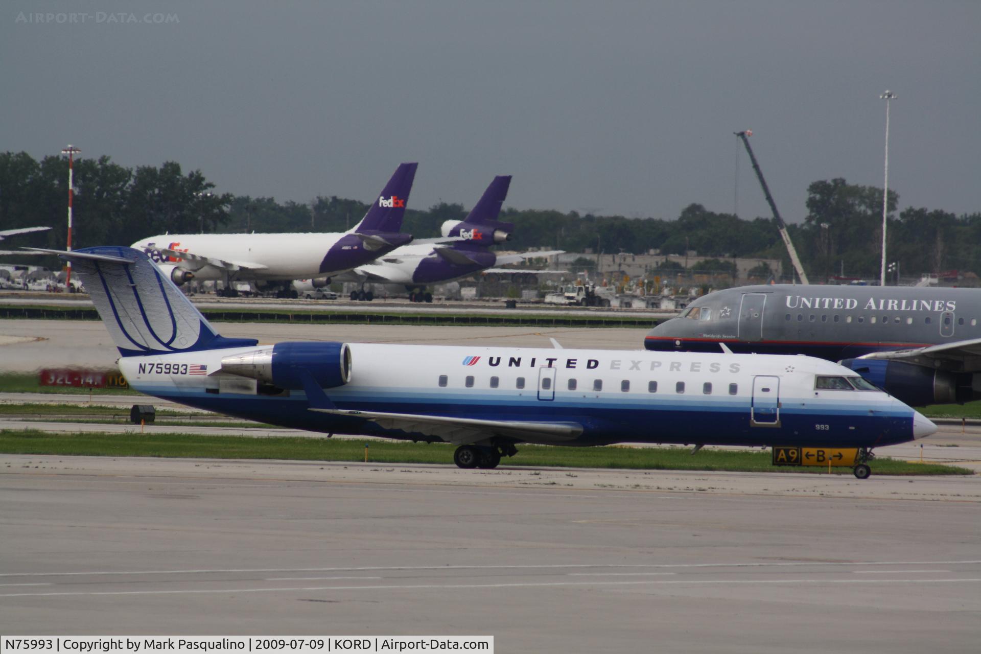 N75993, 2000 Bombardier CRJ-200ER (CL-600-2B19) C/N 7372, CL-600-2B19
