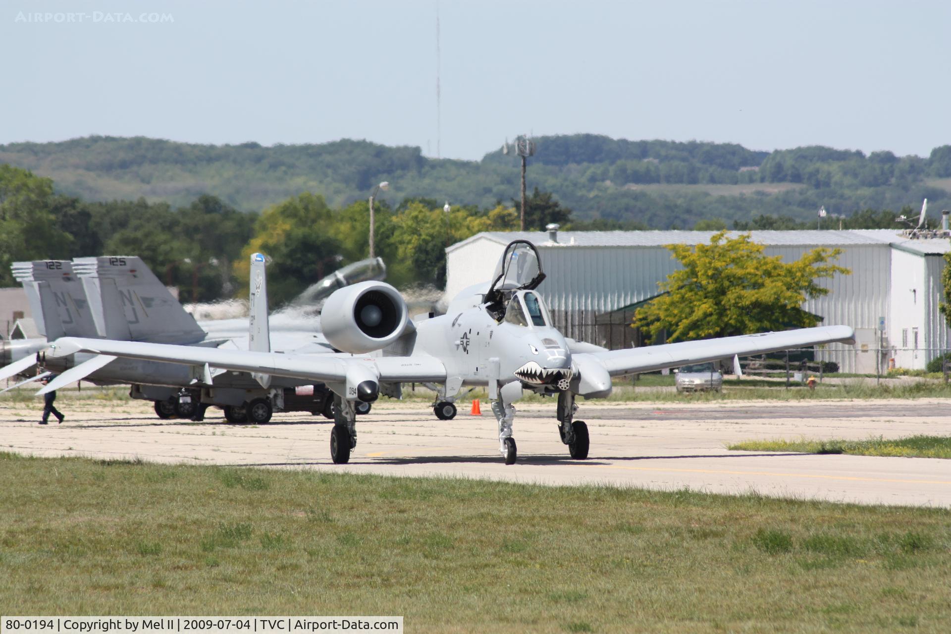 80-0194, 1980 Fairchild Republic A-10C Thunderbolt II C/N A10-0544, From The 23rd Wing, Moody AFB, Taxi For Departure RWY 10