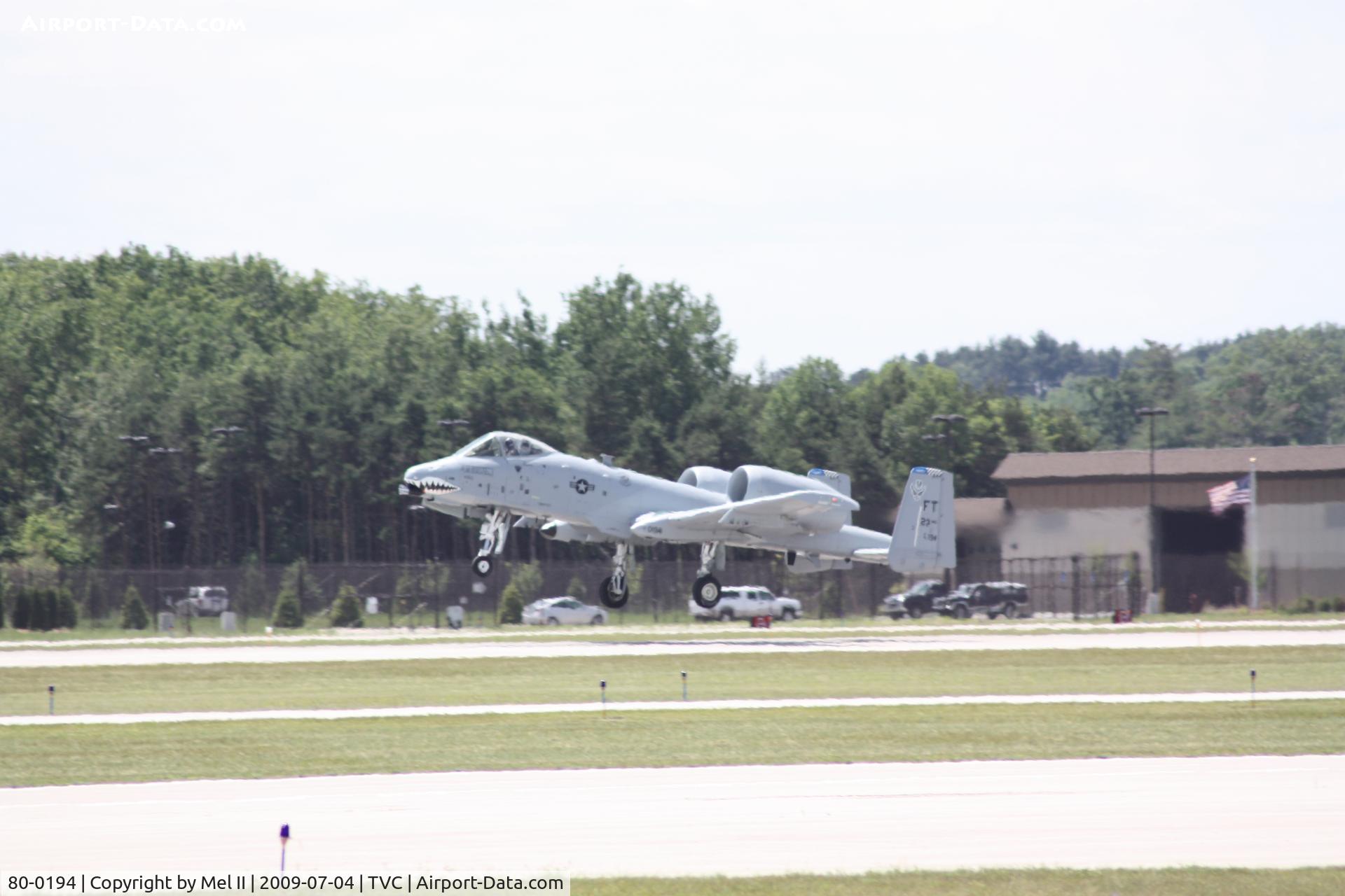 80-0194, 1980 Fairchild Republic A-10C Thunderbolt II C/N A10-0544, From The 23rd Wing, Moody AFB, Departing RWY 10