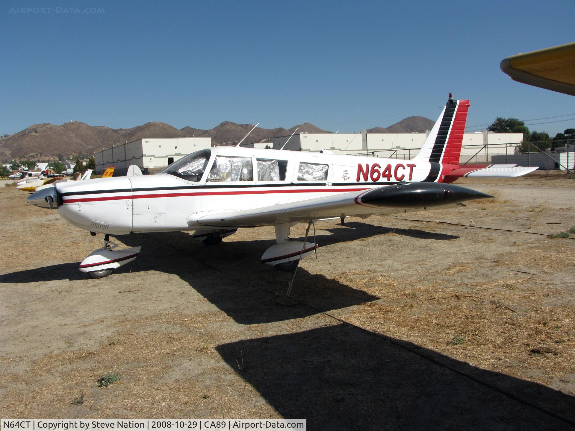 N64CT, 1968 Piper PA-32-300 Cherokee Six C/N 3240528, 1968 Piper PA-32-300 