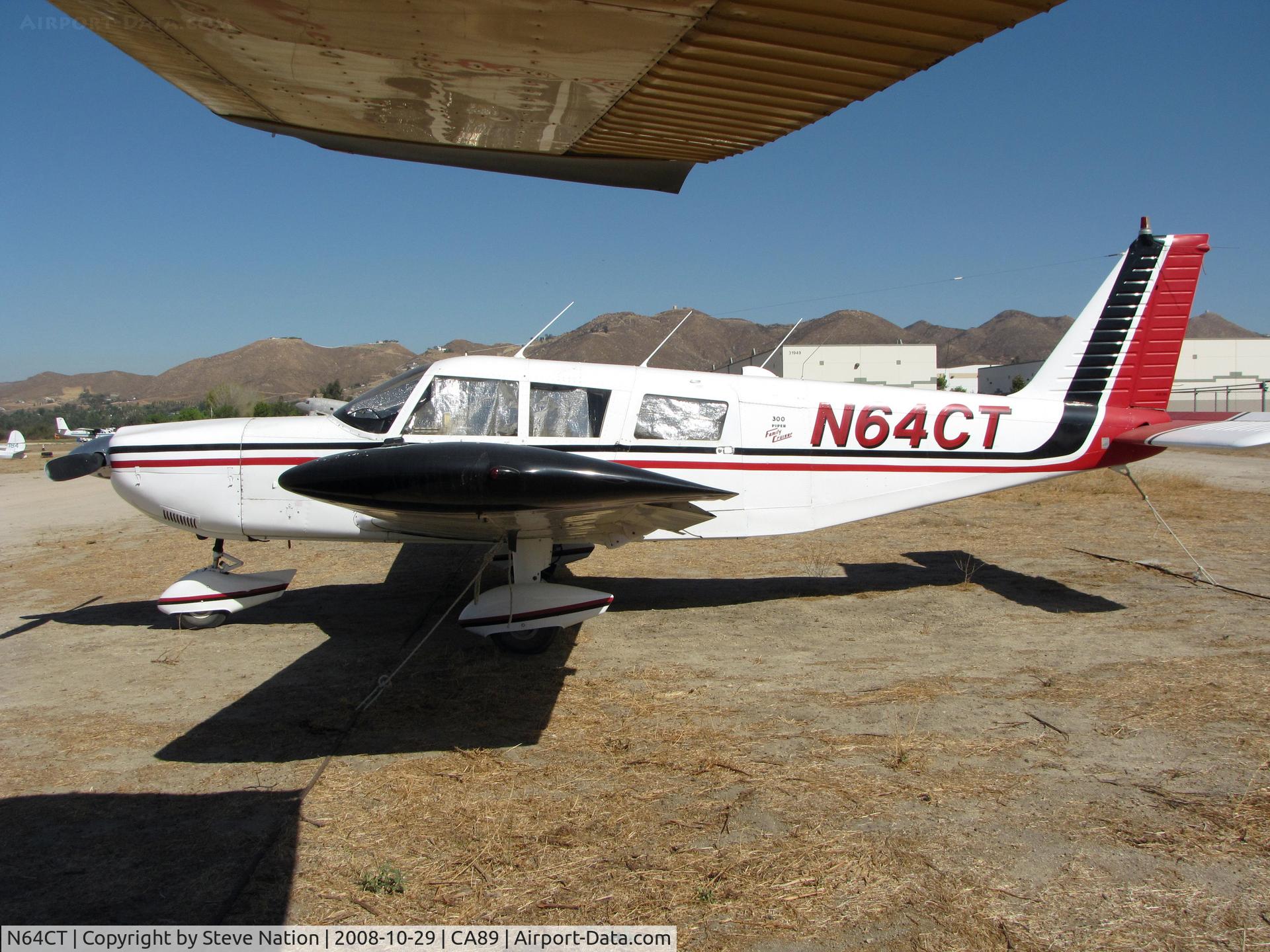 N64CT, 1968 Piper PA-32-300 Cherokee Six C/N 3240528, 1968 Piper PA-32-300 