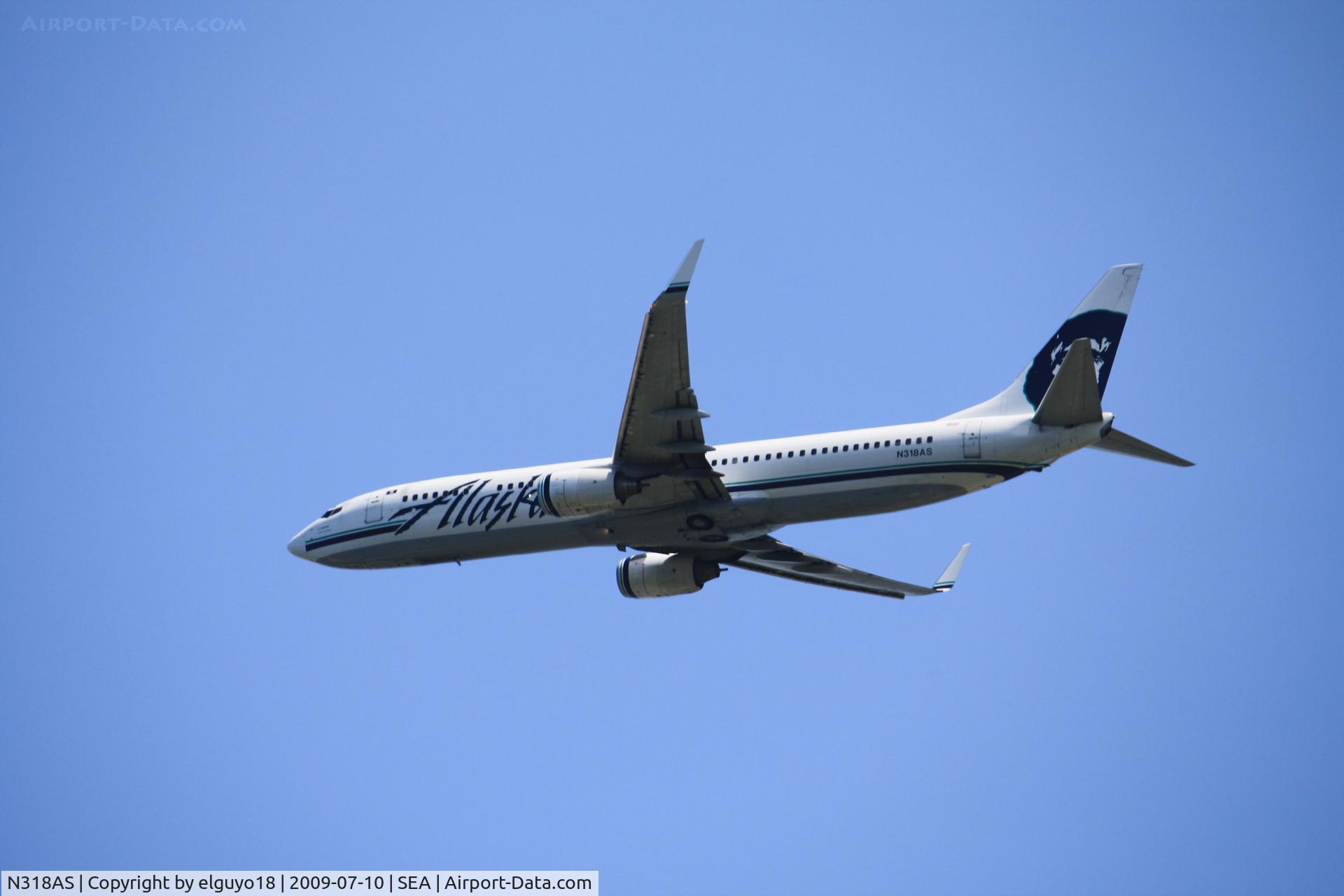 N318AS, 2003 Boeing 737-990 C/N 30018, SEATTLE-OAKLAND