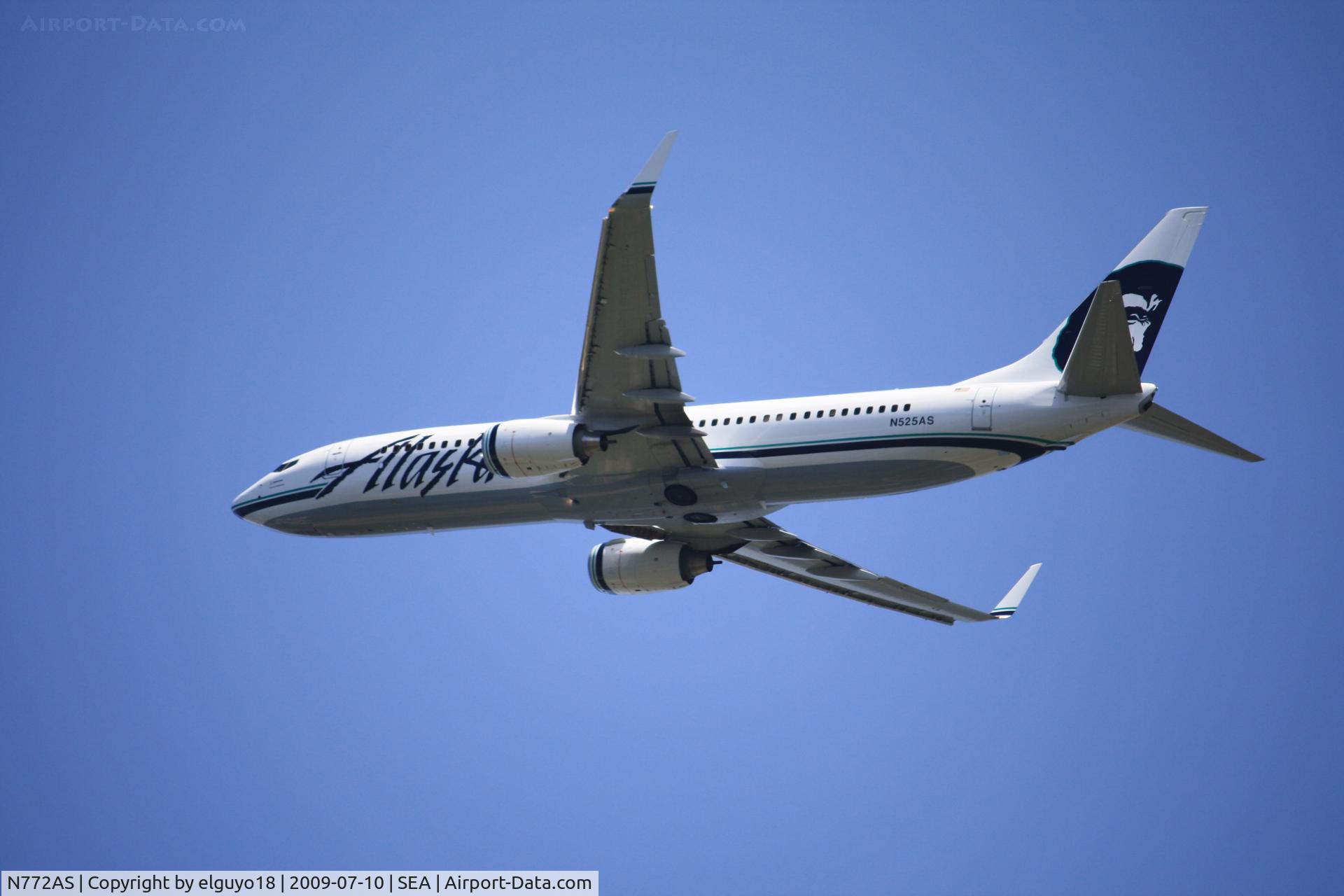 N772AS, 1993 Boeing 737-4Q8 C/N 25105, ALASKA AIRLINES
