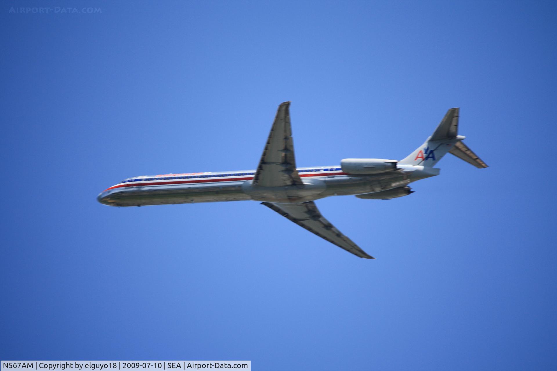 N567AM, 1992 McDonnell Douglas MD-83 (DC-9-83) C/N 53293, SEATTLE-TULSA