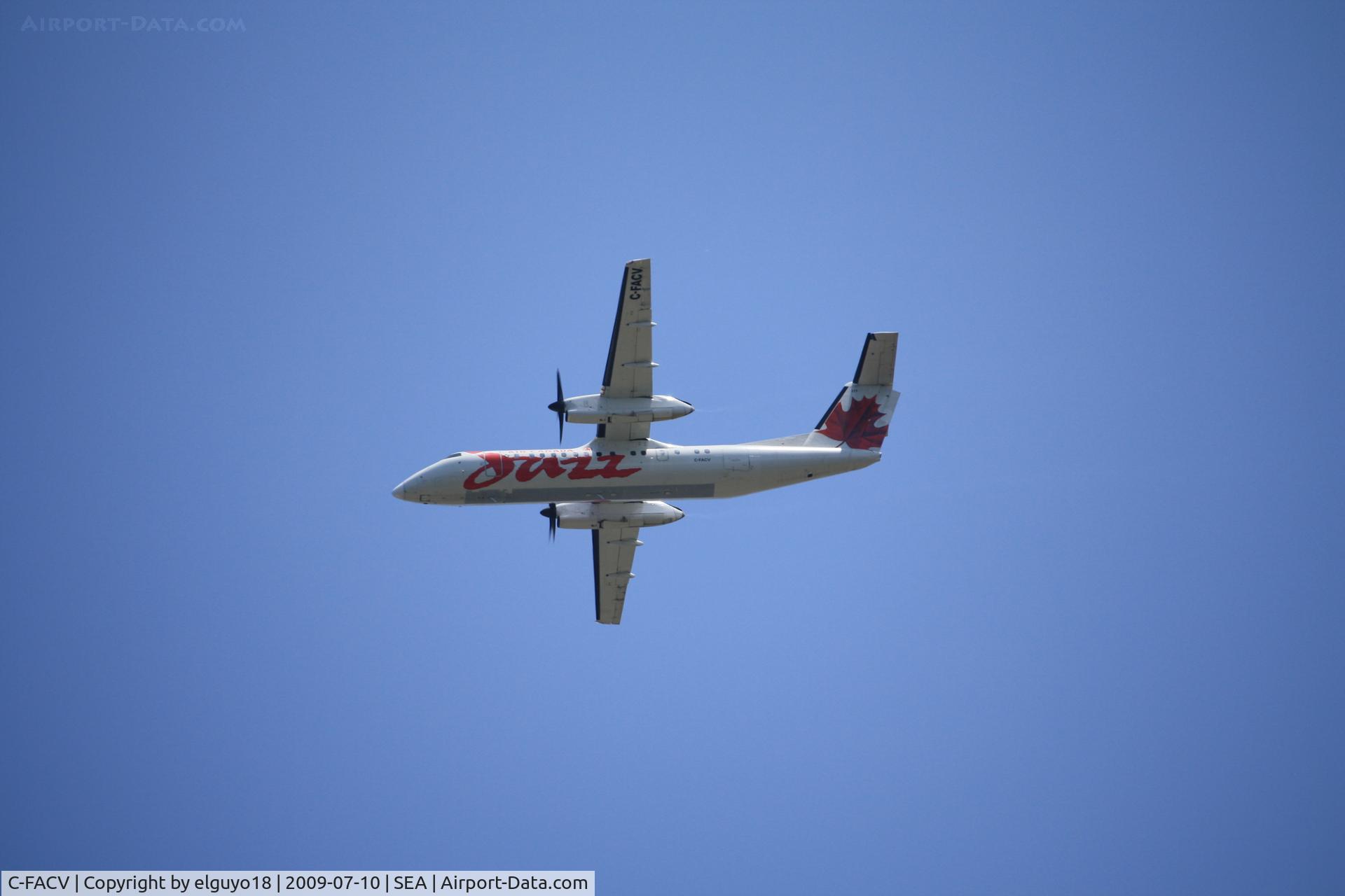 C-FACV, 1991 De Havilland Canada DHC-8-311 Dash 8 C/N 278, SEATTLE-QUEBEC