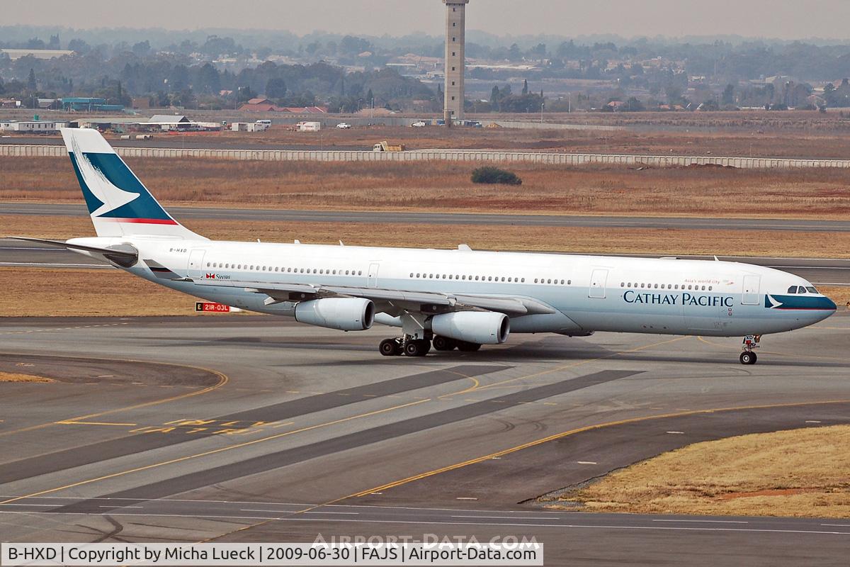 B-HXD, 1996 Airbus A340-313 C/N 147, At Jo'burg