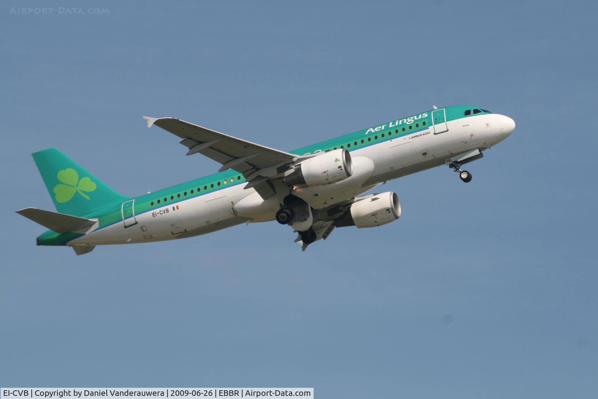 EI-CVB, 2000 Airbus A320-214 C/N 1394, Flight EI631 is taking off from rwy 07R