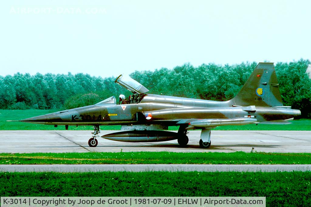 K-3014, 1970 Canadair NF-5A Freedom Fighter C/N 3014, Regular visitor to Leeuwarden.