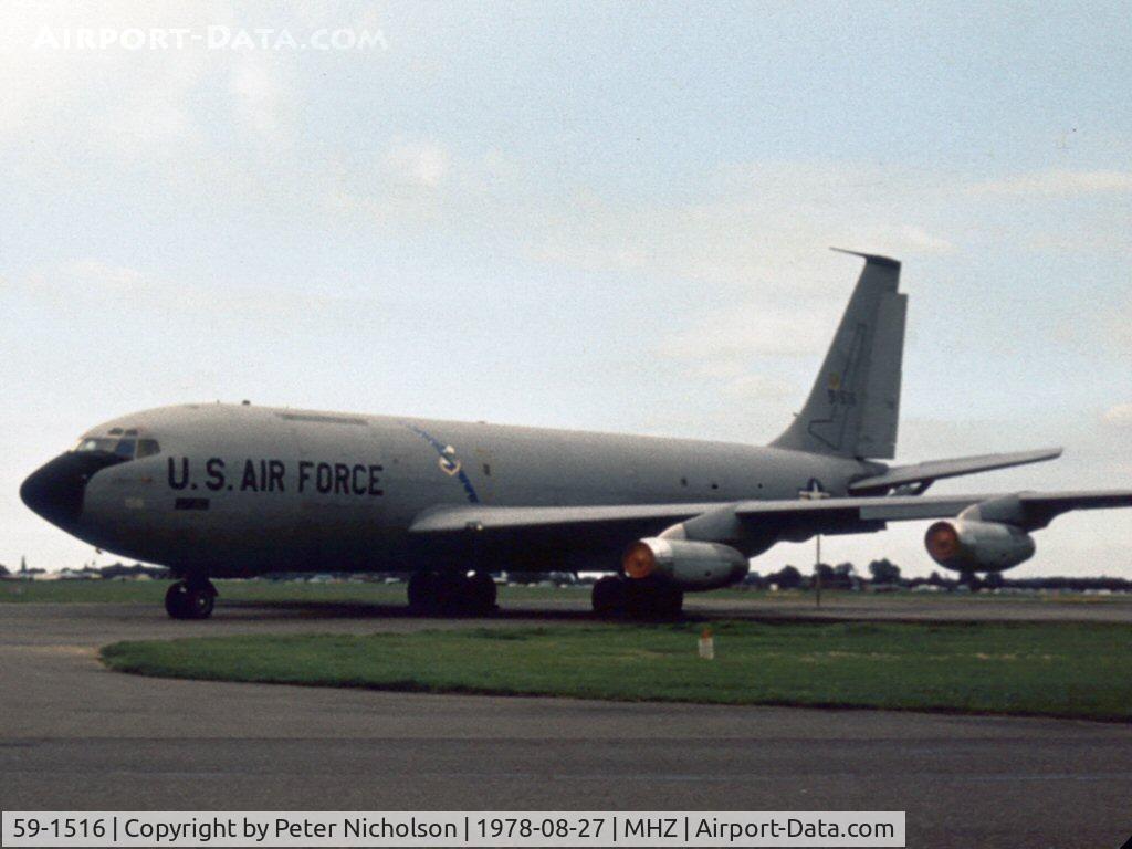59-1516, 1959 Boeing KC-135R Stratotanker C/N 18004, KC-135A Stratotanker of 379th Bomb Wing at the 1978 Mildenhall Air Fete.