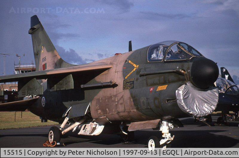 15515, LTV A-7P Corsair II C/N A-130, A-7P Corsair of 302 Esquadron Portuguese Air Force at the 1997 Leuchars Airshow.