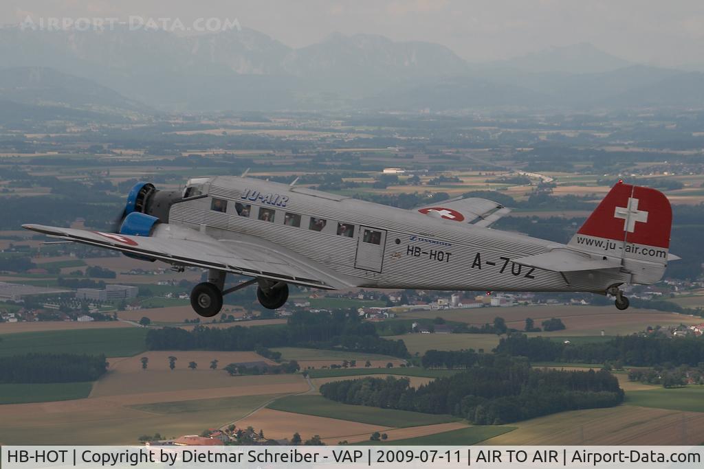 HB-HOT, 1939 Junkers Ju-52/3m g4e C/N 6595, Ju Air Junkers Ju52