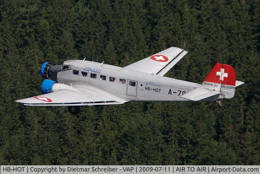 HB-HOT, 1939 Junkers Ju-52/3m g4e C/N 6595, Ju Air Junkers Ju52