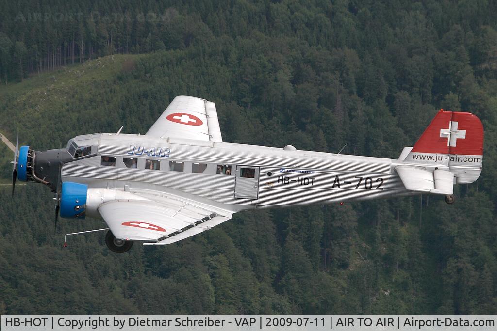 HB-HOT, 1939 Junkers Ju-52/3m g4e C/N 6595, Ju Air Junkers Ju52