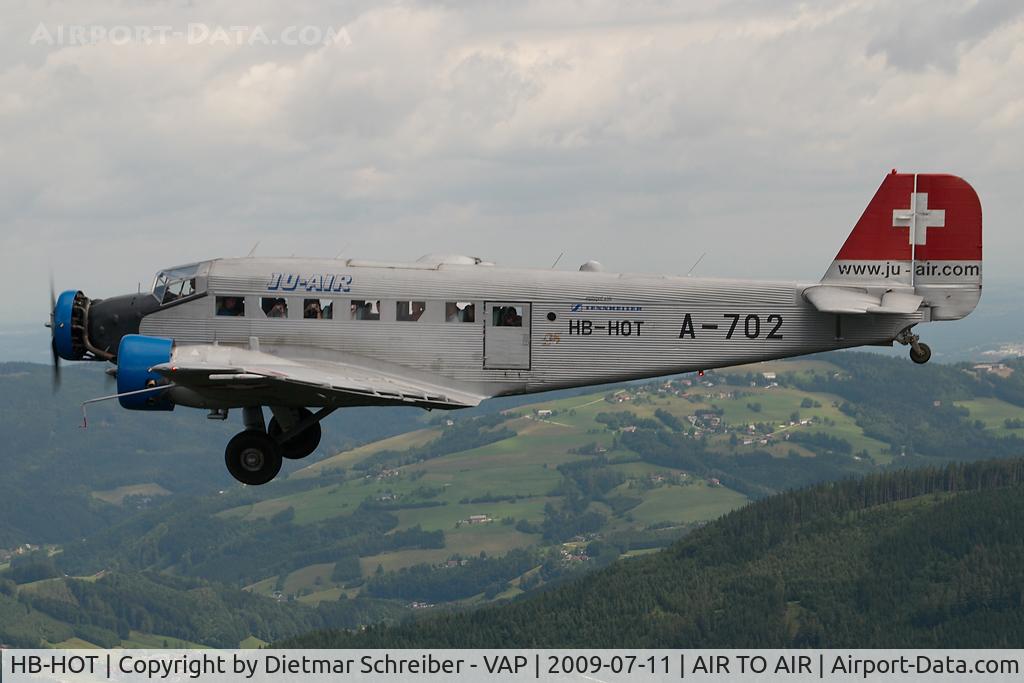 HB-HOT, 1939 Junkers Ju-52/3m g4e C/N 6595, Ju Air Junkers Ju52