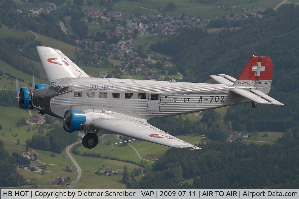 HB-HOT, 1939 Junkers Ju-52/3m g4e C/N 6595, Ju Air Junkers Ju52