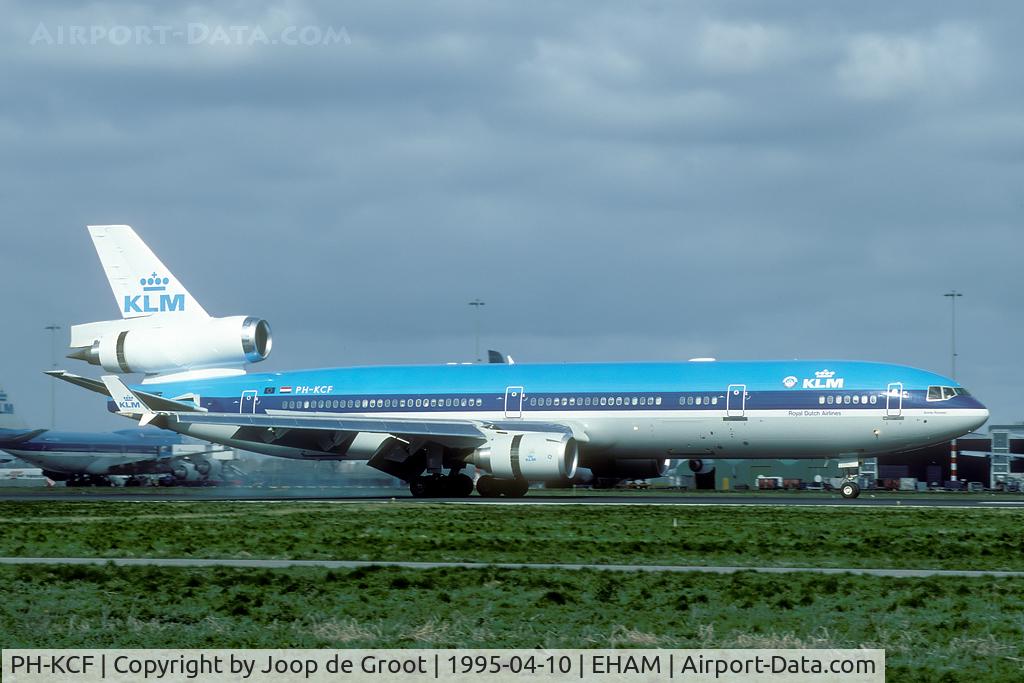 PH-KCF, 1994 McDonnell Douglas MD-11 C/N 48560, landing at Schiphol