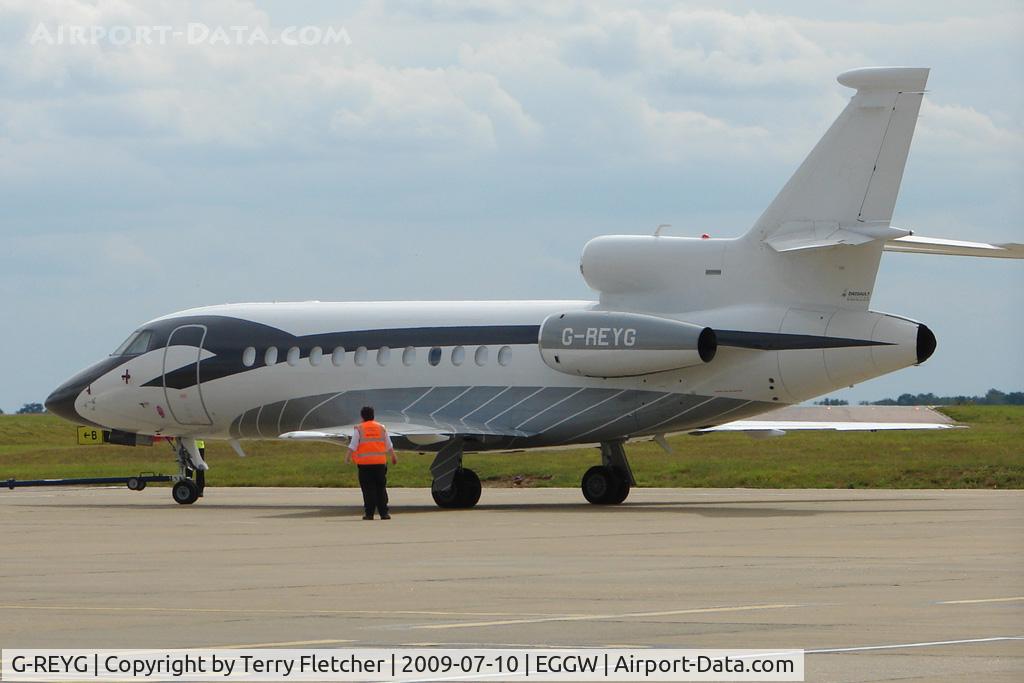 G-REYG, 2007 Dassault Falcon 900EX C/N 193, Falcon  900EX at Luton