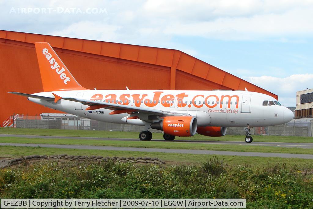 G-EZBB, 2006 Airbus A319-111 C/N 2854, Easyjet A319 at Luton