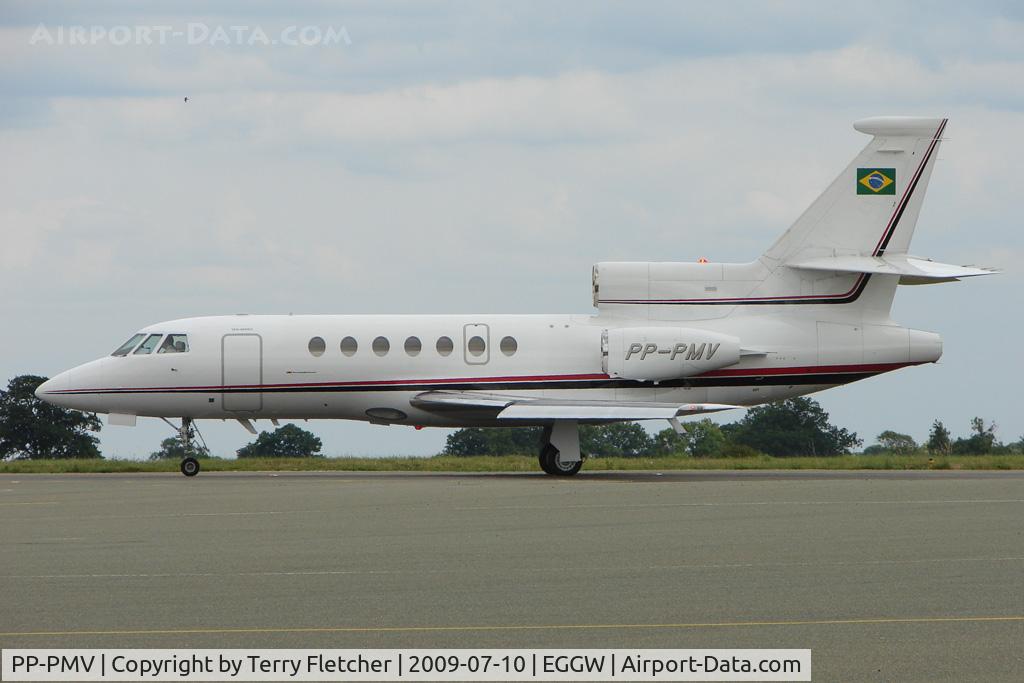 PP-PMV, 2000 Dassault Falcon 50EX C/N 299, Brazilian Falcon 50EX at Luton