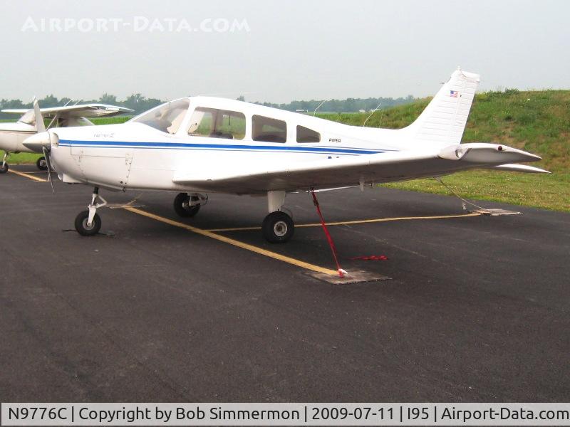N9776C, 1978 Piper PA-28-161 C/N 287816527, On the ramp at Kenton, Ohio.