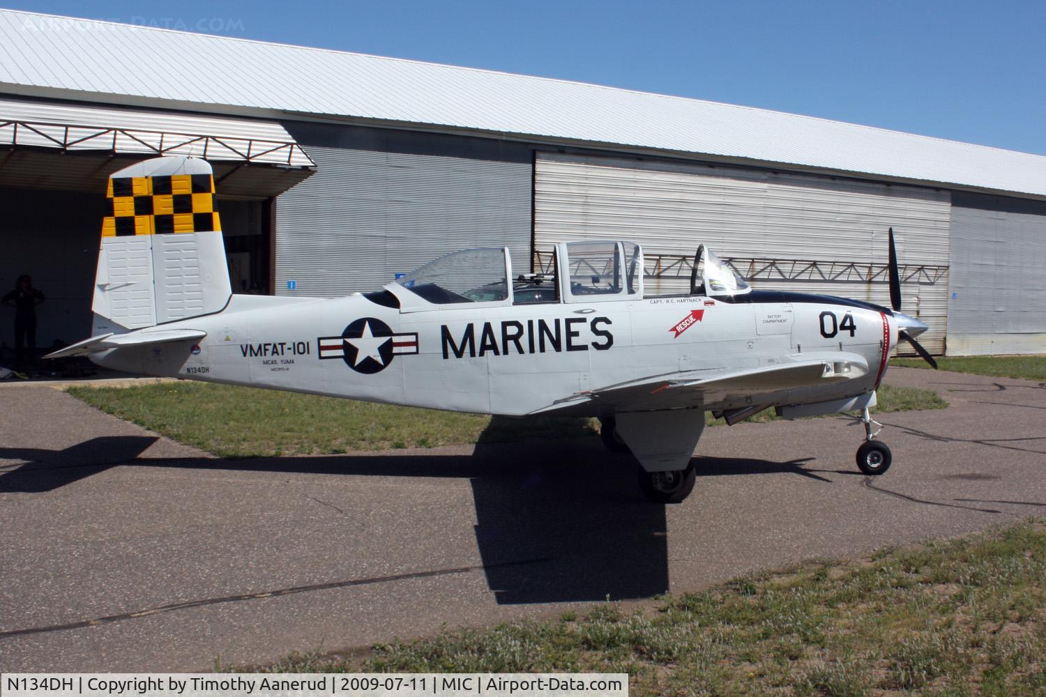 N134DH, 1953 Beech (CCF) T-34A (A45) Mentor C/N CCF34-78, 1953 Beech A45, c/n: 34-78, Canadian built, form US Air Force