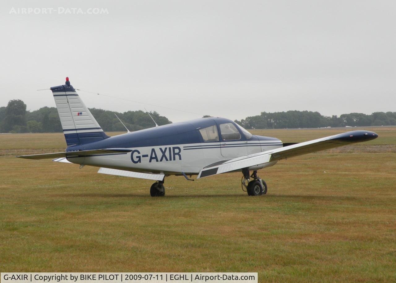G-AXIR, 1969 Piper PA-28-140 Cherokee C/N 28-25795, ATC LASHAM OPEN DAY
