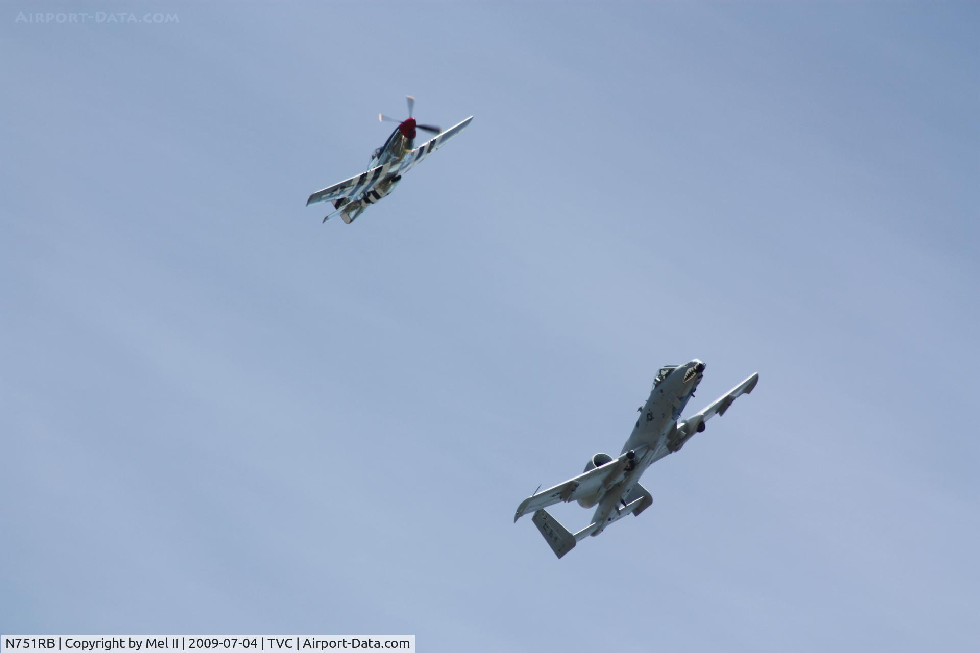 N751RB, 1944 North American P-51D Mustang C/N 44-13903JP, Heritage Flight