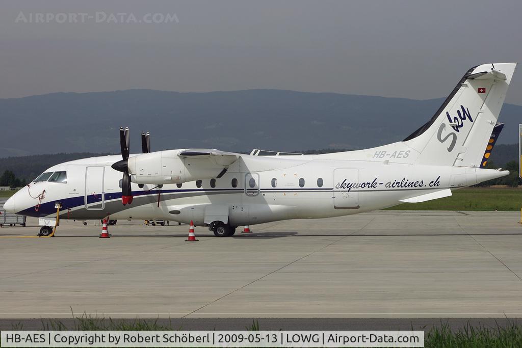 HB-AES, 1995 Dornier 328-110 C/N 3021, Visitor @ LOWG