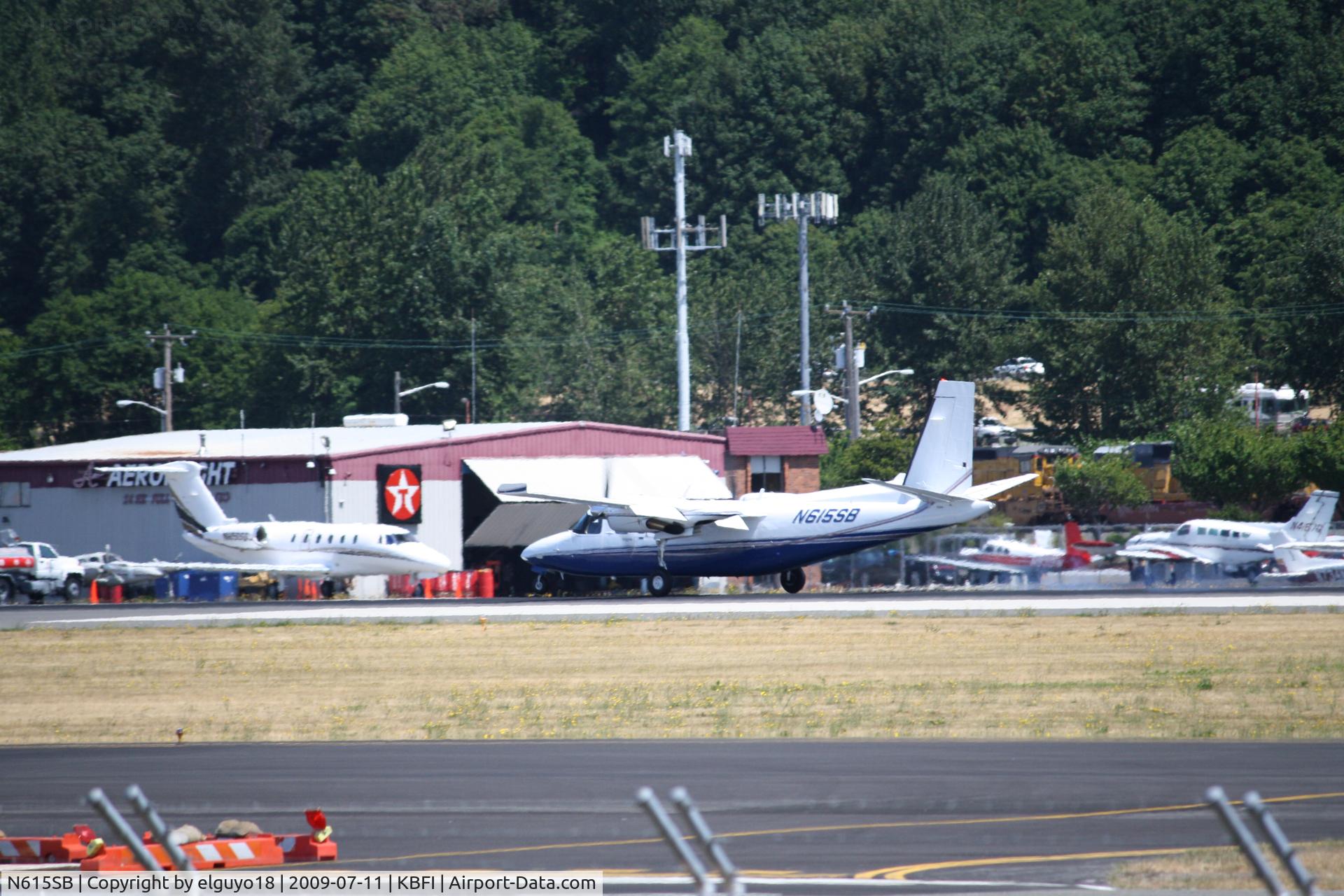 N615SB, 1978 Rockwell International 690B C/N 11457, BOISE-SEATTLE