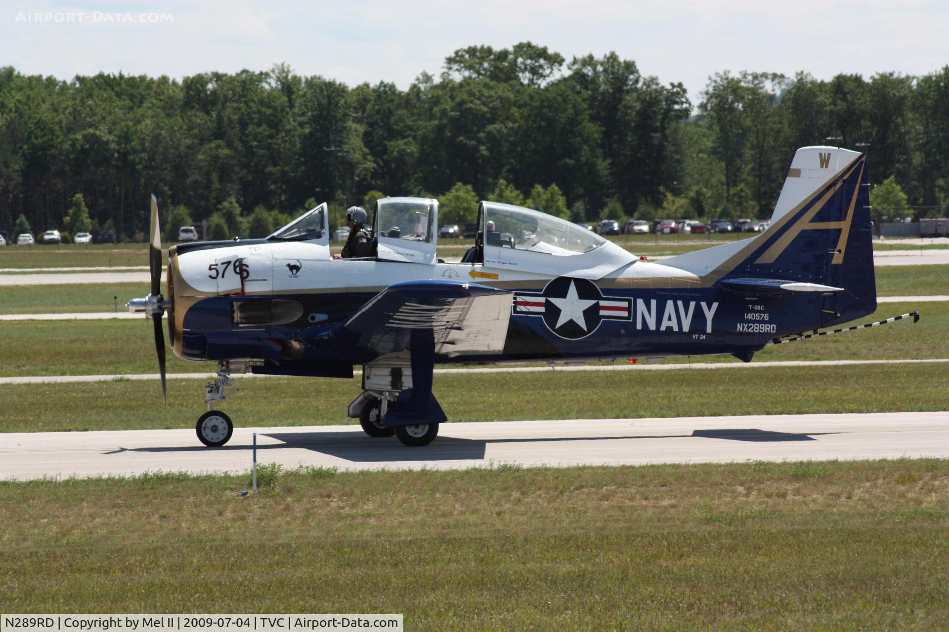 N289RD, 1956 North American T-28C Trojan C/N 226-153, Taxi To NMC Aviation Hangar