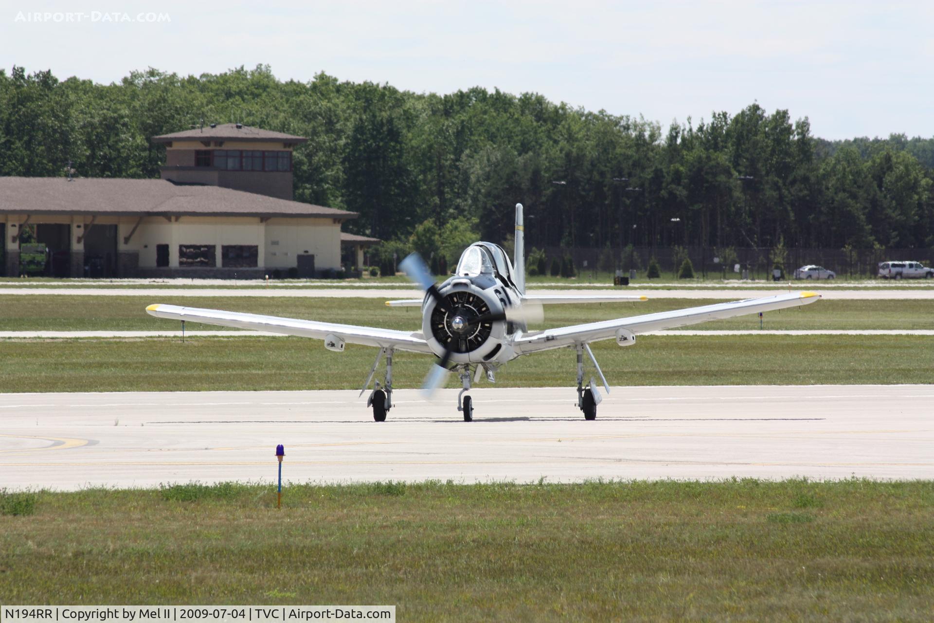 N194RR, North American T-28B Trojan C/N 200-265 (138194), Taxi To NMC Aviation Hangar