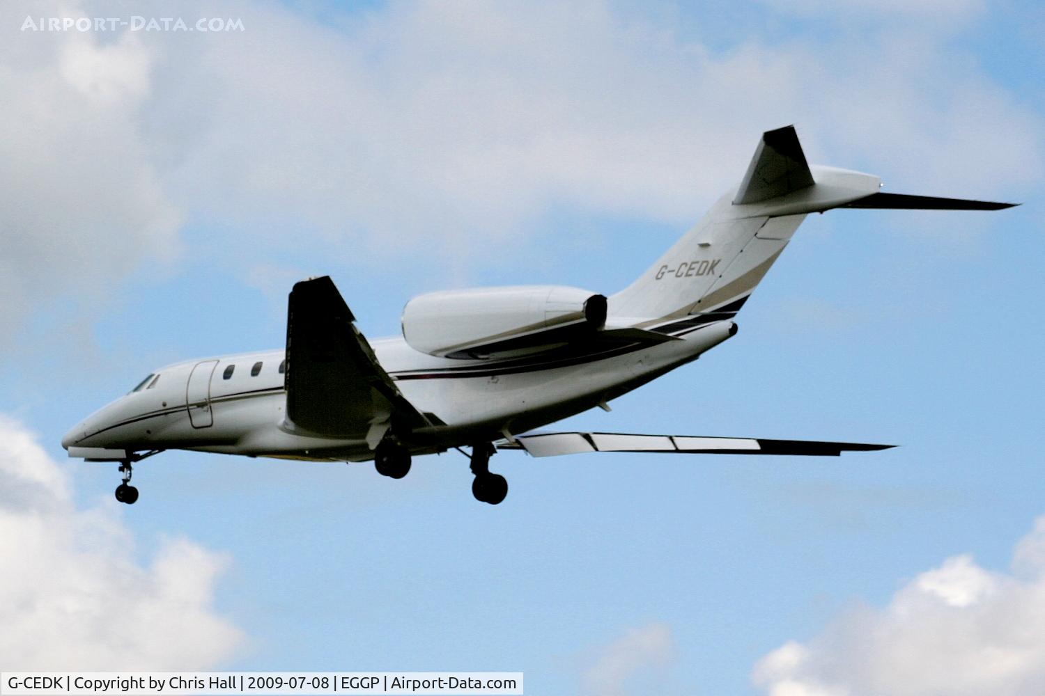 G-CEDK, 2006 Cessna 750 Citation X Citation X C/N 750-0252, owned by the The Duke of Westminster