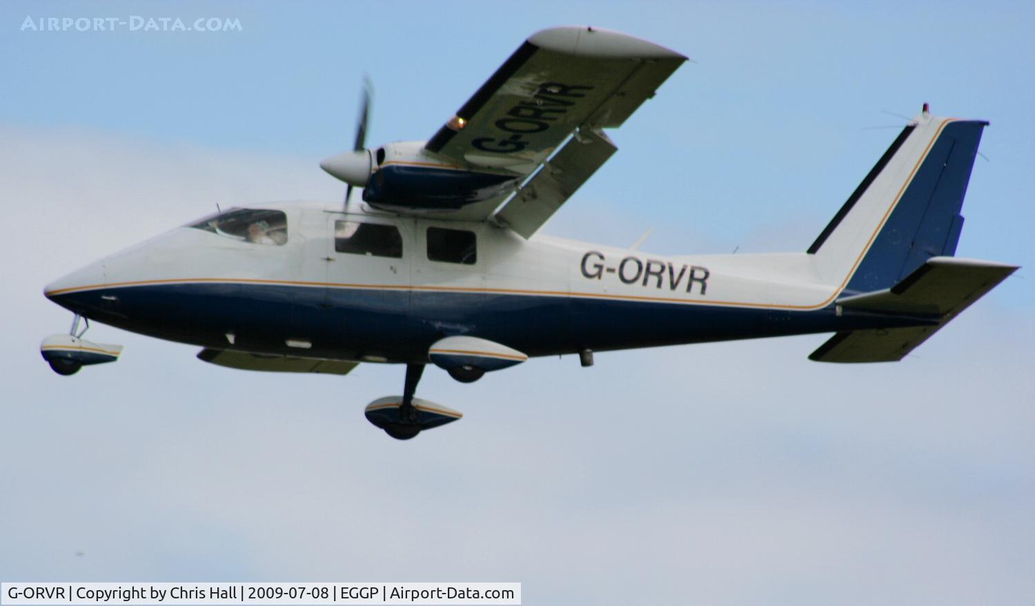G-ORVR, 1977 Partenavia P-68B Victor C/N 115, RAVENAIR AIRCRAFT LTD, Previous ID: G-BFBD