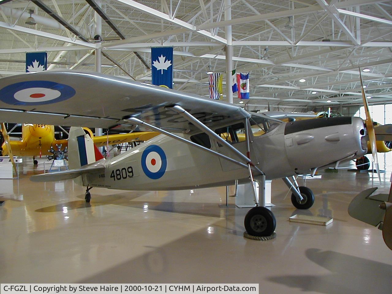 C-FGZL, 1946 Fairchild 24R-46 C/N R46-250, After Re-Paint with Canadian Warplane Heritage