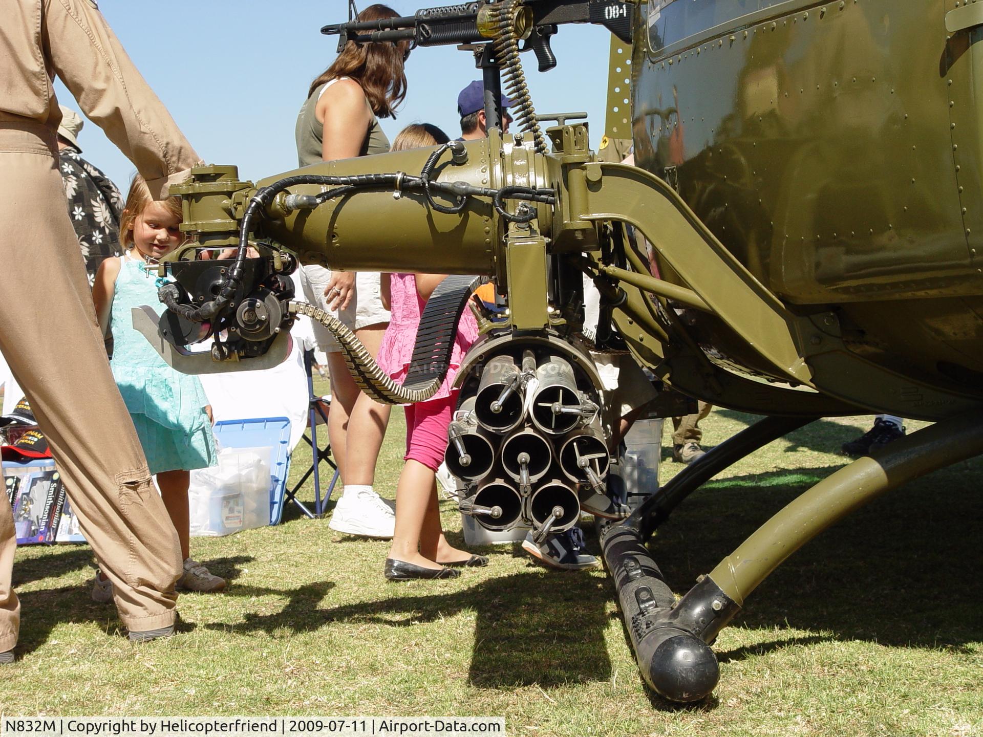 N832M, 1963 Bell UH-1B Iroquois C/N 604, One of the business ends of this bird