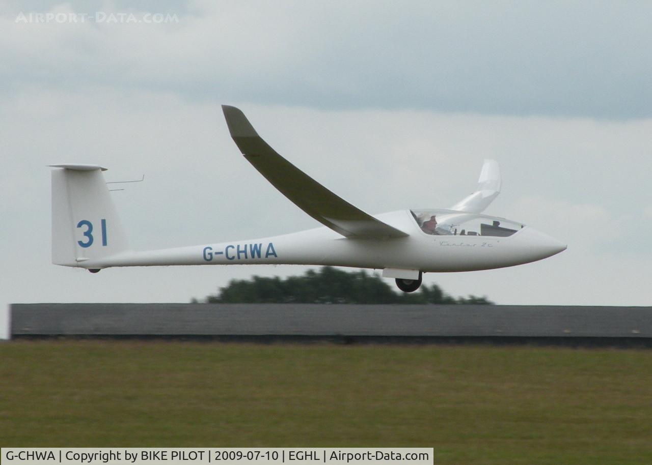 G-CHWA, 1996 Schempp-Hirth Ventus 2cxM C/N 8, FLAIRING FOR TOUCH DOWN