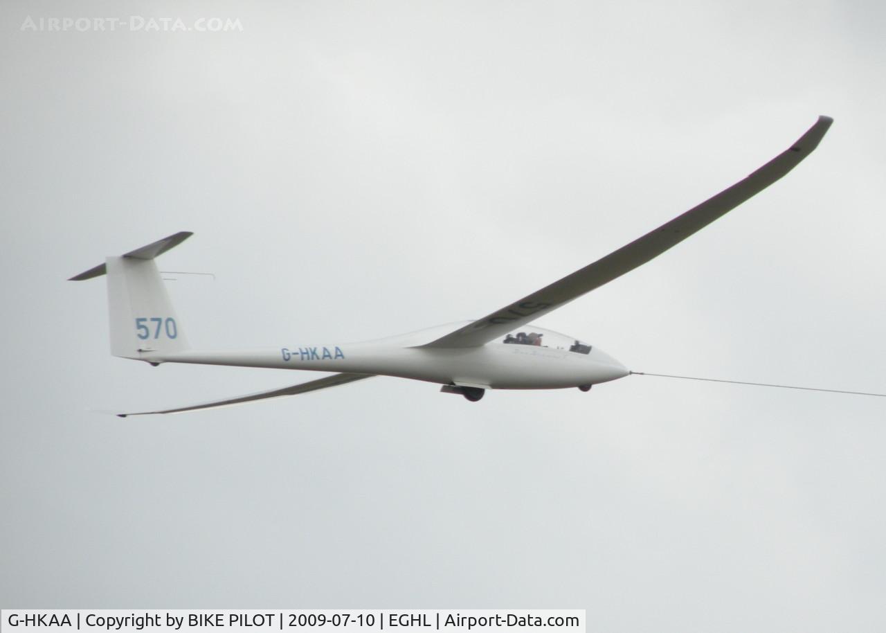 G-HKAA, 2003 Schempp-Hirth Duo Discus C/N 69, ALPHA ALPHA ON TOW FOR AN AIR LAUNCH