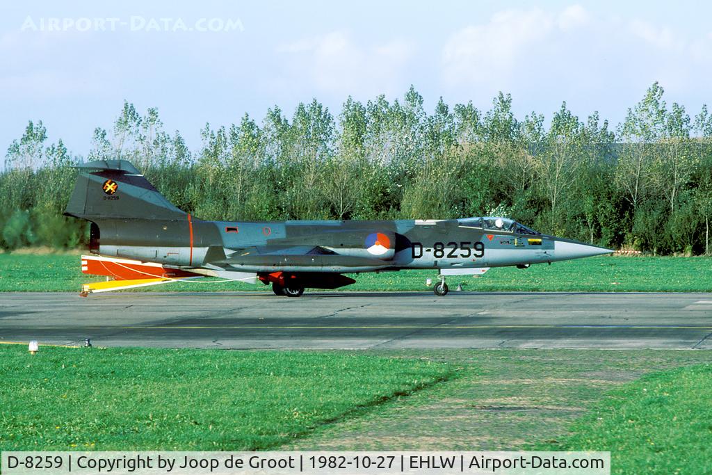 D-8259, Lockheed F-104G Starfighter C/N 683-8259, target tow flight for the F-16 pilots of Leeuwarden.
