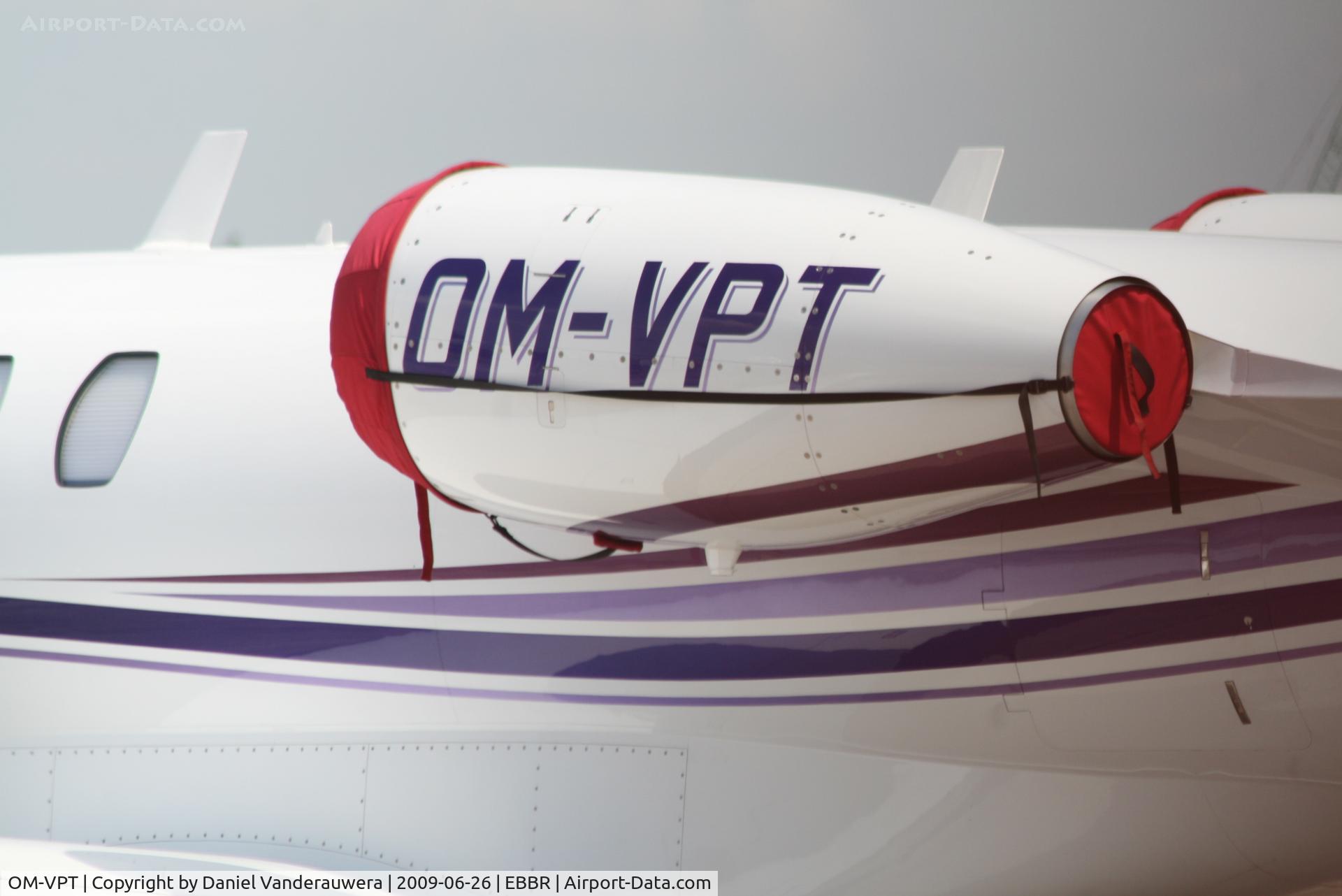 OM-VPT, 2008 Cessna 525B CitationJet CJ3 C/N 525B-0217, parked on General Aviation apron (Abelag)