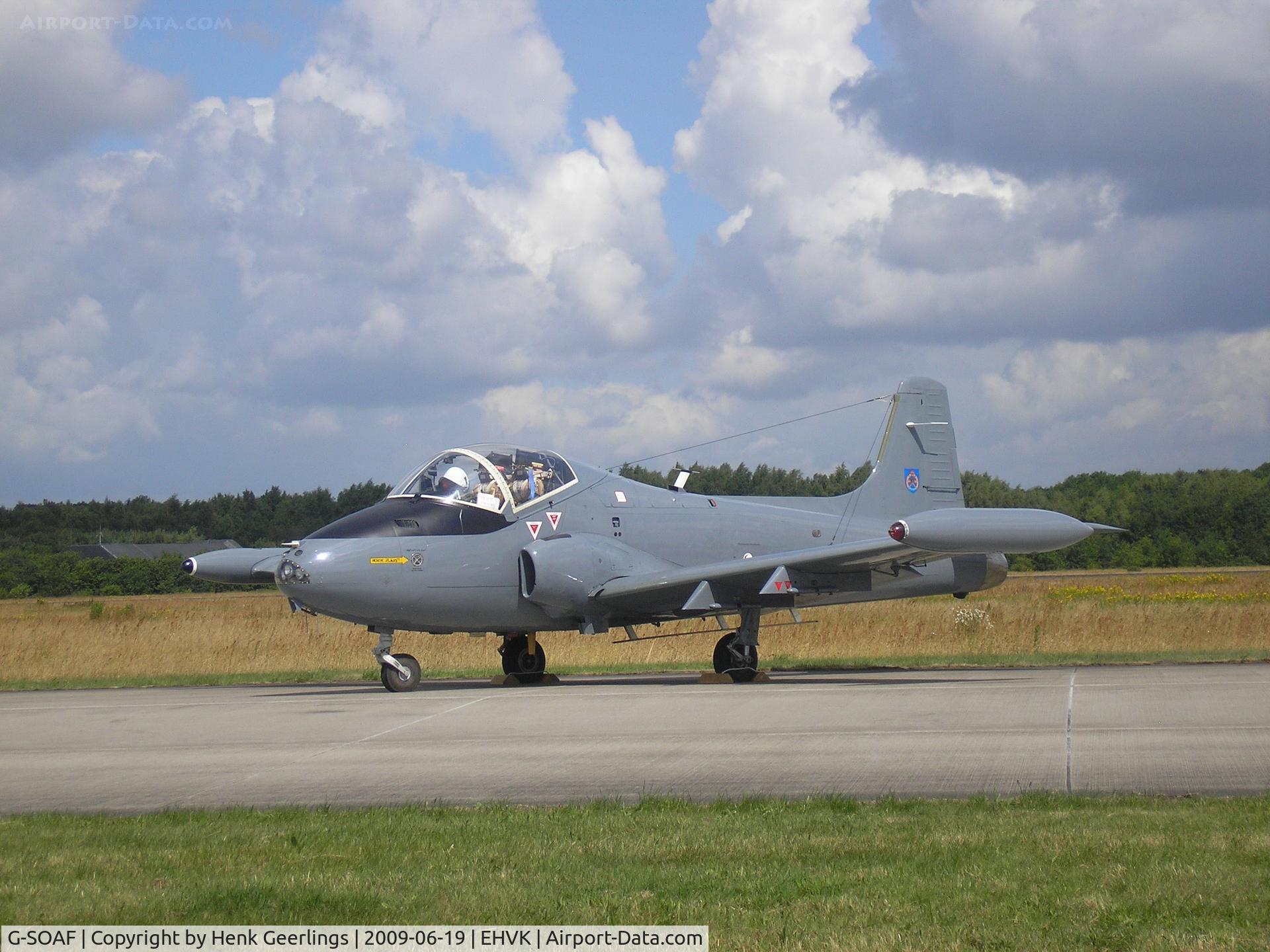 G-SOAF, 1986 BAC 167 Strikemaster Mk.82A C/N 425, RNLAF open day , Volkel AFB