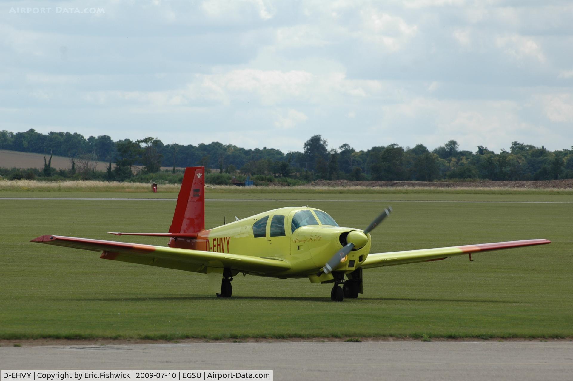 D-EHVY, 1963 Mooney M20D Master C/N 165, D-EHVY at Duxford Airport