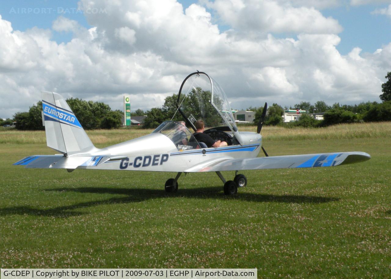 G-CDEP, 2004 Cosmik EV-97 TeamEurostar UK C/N 2128, PRE-FLIGHT CHECKS