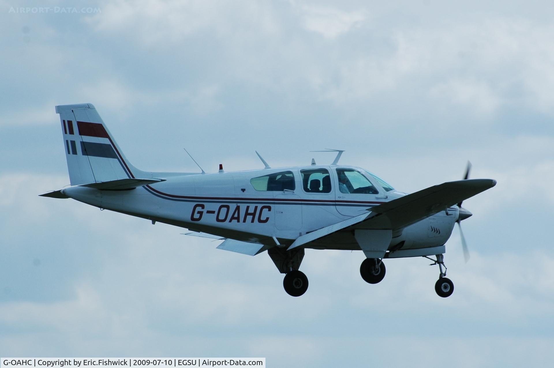 G-OAHC, 1978 Beech F33C Bonanza C/N CJ-133, G-OAHC at Duxford Airport