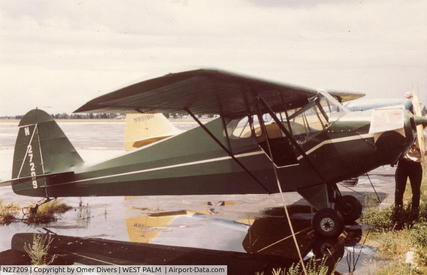 N27209, 1940 Porterfield LP-65 C/N 706, Repaired 1950 Great Falls, MT flown to West Palm Beach, FL.