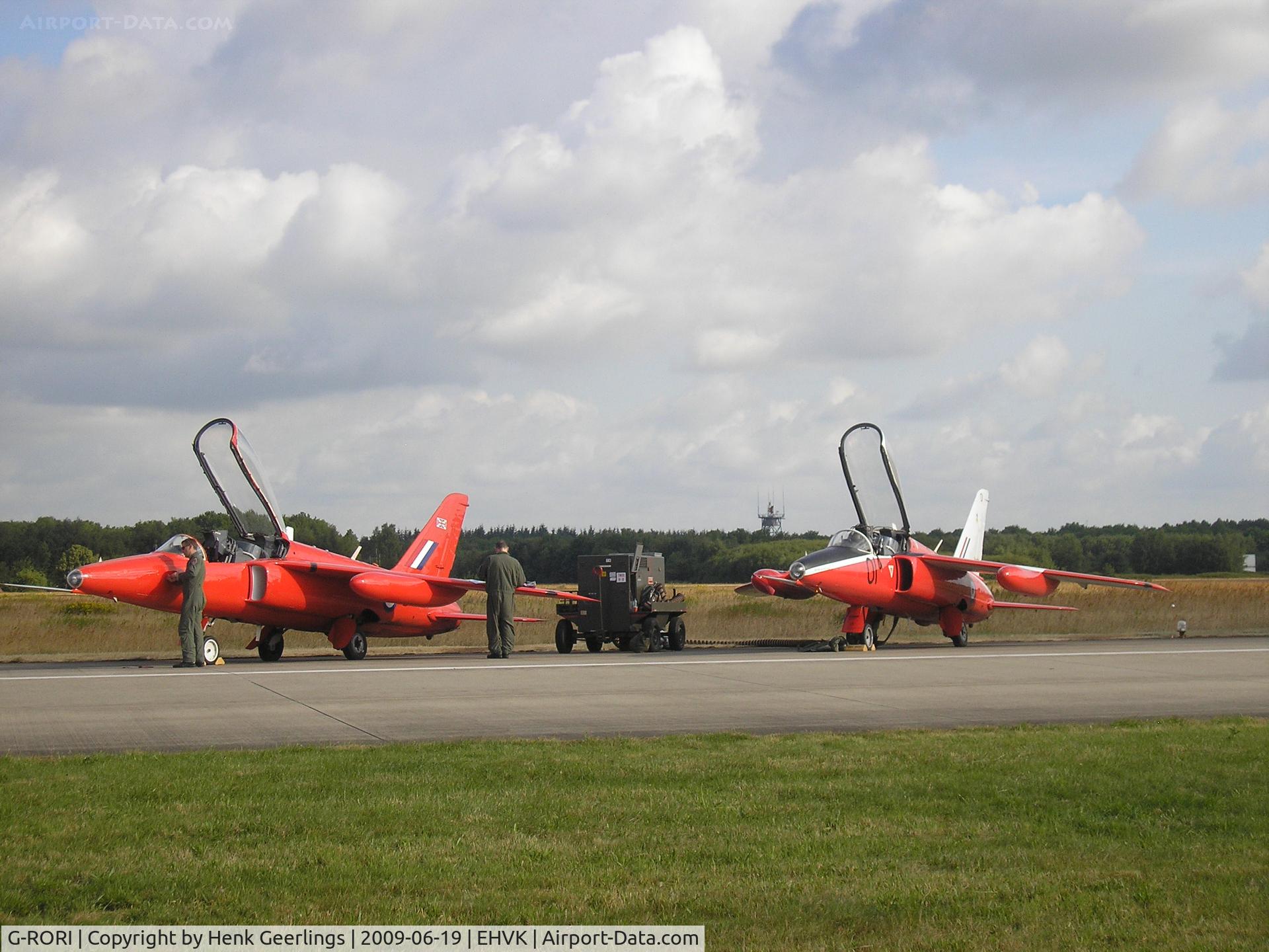 G-RORI, 1963 Hawker Siddeley Gnat T.1 C/N FL549, RNLAF open day , Volkel AFB
